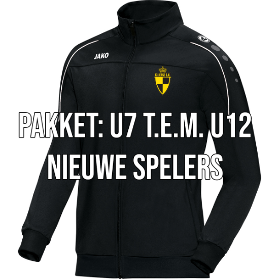 Afbeeldingen van PAKKET: U7 T.E.M. U12 (NIEUWE SPELERS)